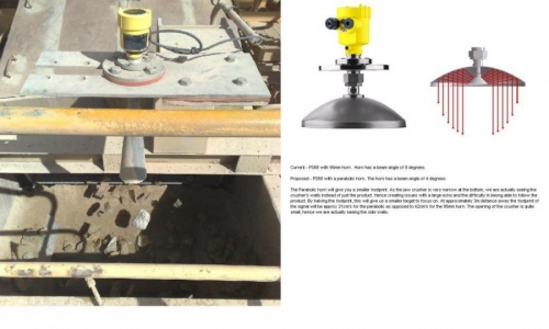 Jaw Crusher level transmitter modification by CTC Automation 2016